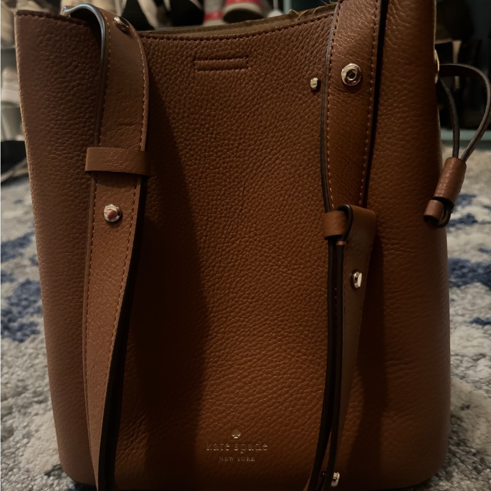 Kate Spade Brown bucket  Handbag. Moving sale